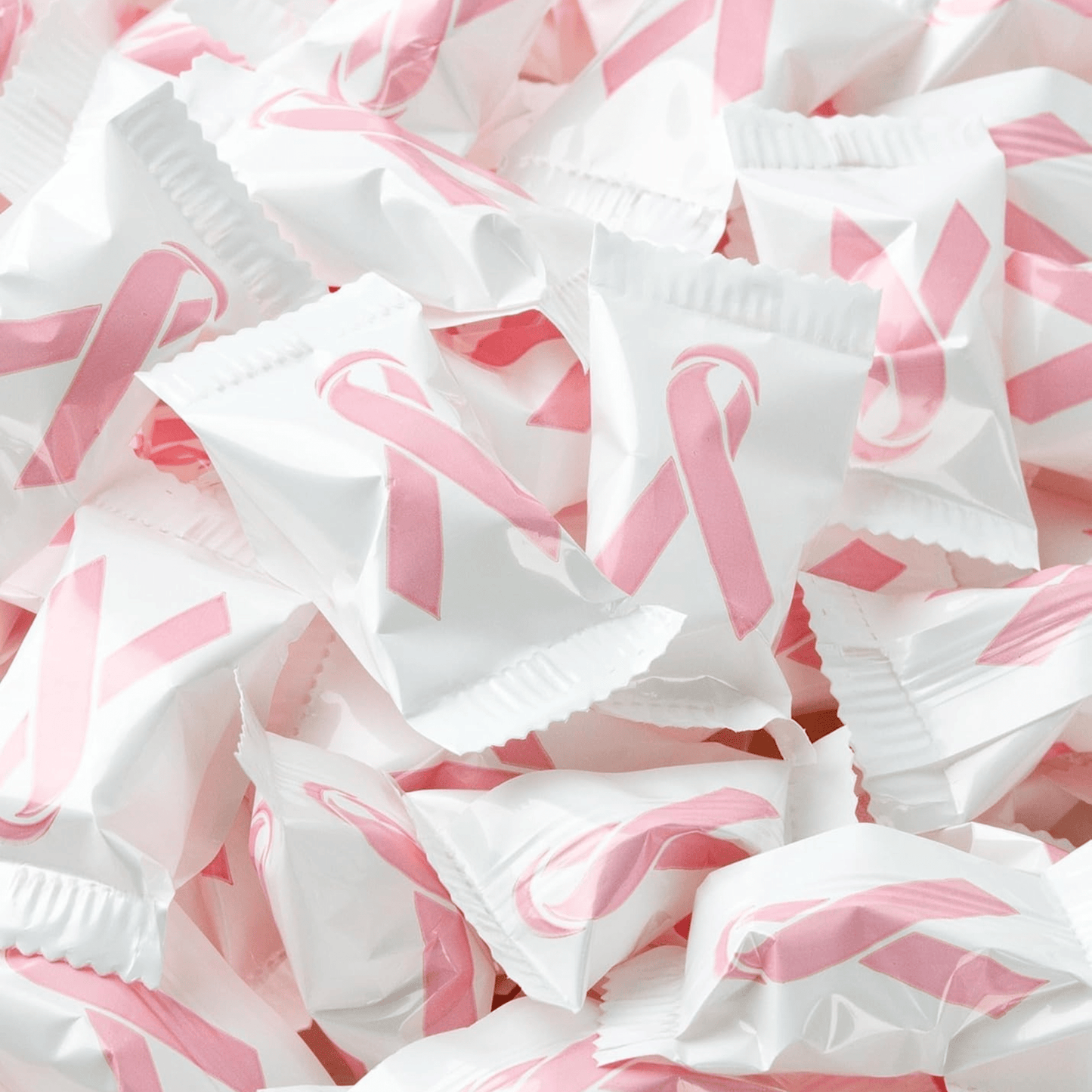 Breast Cancer Awareness Buttermints – 216 Count Bulk Candy Individually Wrapped – Individually Wrapped Candy Pink Butter Mints for Fundraisers, Thank You Gifts, Candy Buffet, After Dinner Treats & Party Decorations - Birthday911