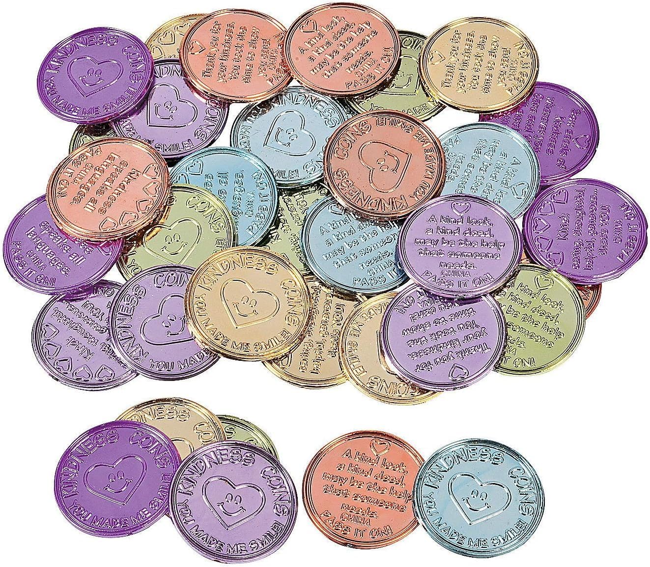 Tree Treasures 288 - Pack Motivational Kindness Coins Bulk Bundle - Birthday911