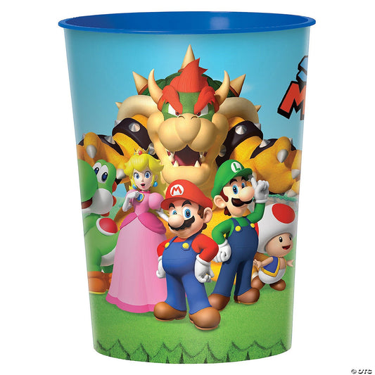 16 oz. Super Mario™ Reusable BPA - Free Plastic Favor Tumbler 12 pack - Birthday911