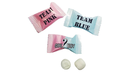 216 Count Gender Reveal Buttermints - Birthday911