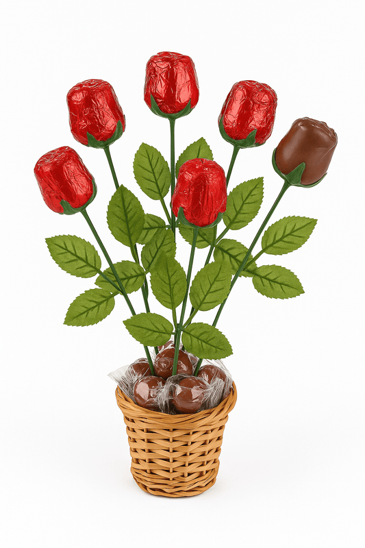 6 - Pack Chocolate Roses - Birthday911
