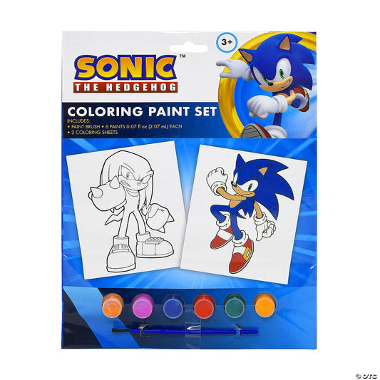 8 1/2" x 11" Sonic the Hedgehog™ 2 - Poster Painting Set - Birthday911