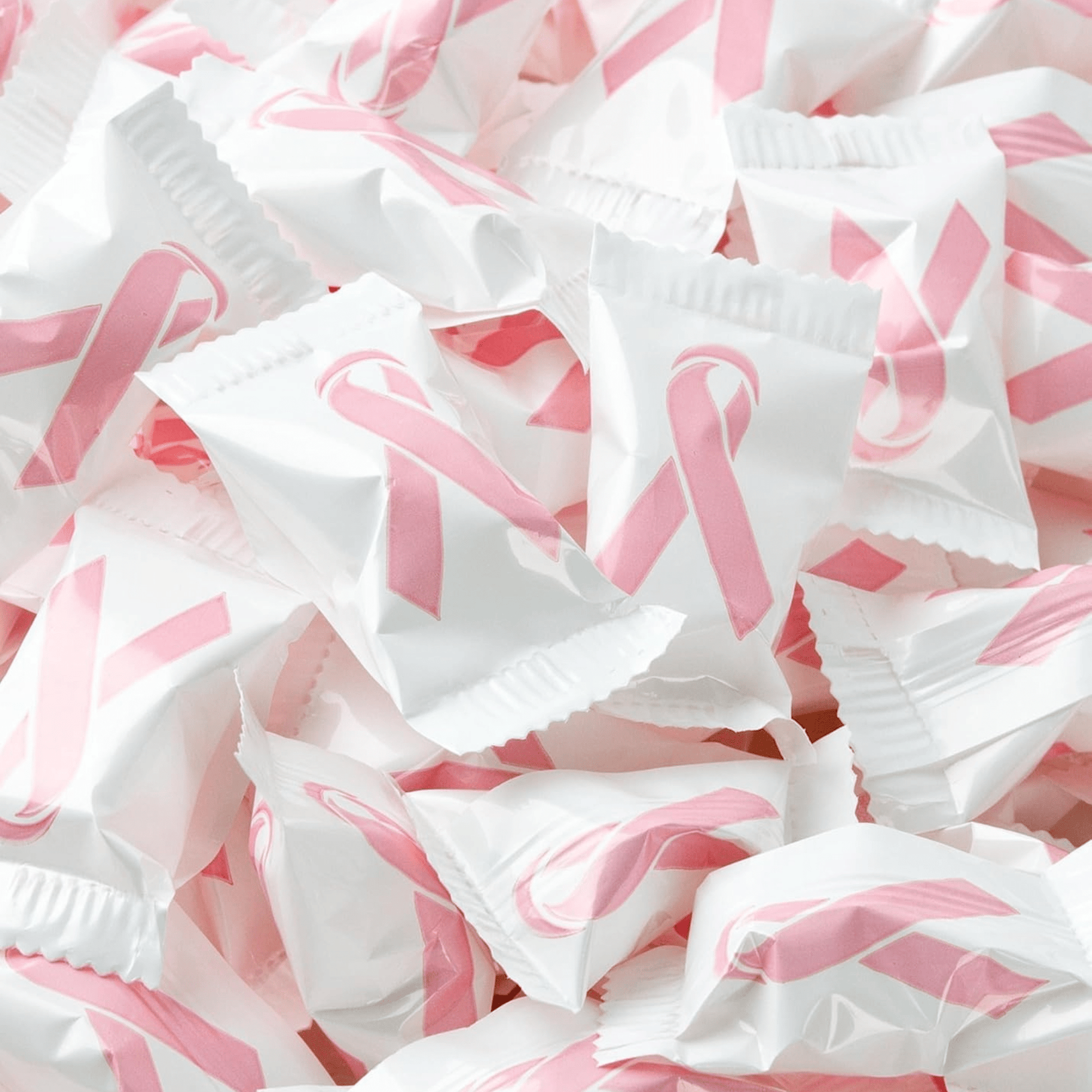 Breast Cancer Awareness Buttermints – 216 Count Bulk Candy Individually Wrapped – Individually Wrapped Candy Pink Butter Mints for Fundraisers, Thank You Gifts, Candy Buffet, After Dinner Treats & Party Decorations - Birthday911