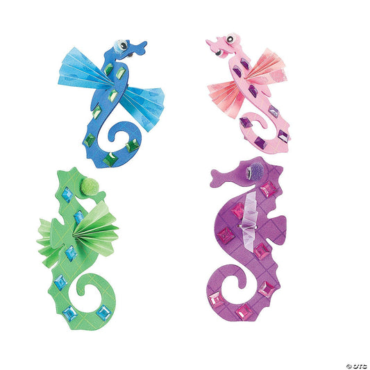 Foam Seahorse Craft Kit — Birthday Party Activity (Makes 12) - Birthday911