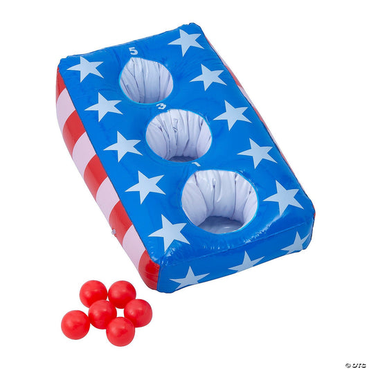 Inflatable Patriotic Ball Toss Game - Birthday911