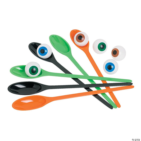 Plastic Halloween Spoon Game 16 pack - Birthday911