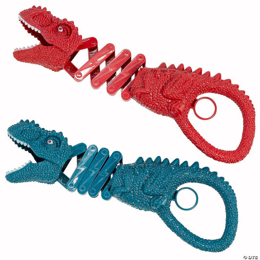 Red & Blue Dinosaur Chomping Grabbers (12 pcs) - Birthday911