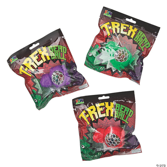 T - Rex Gel Bead Squeeze Toys (16 pcs) - Birthday911
