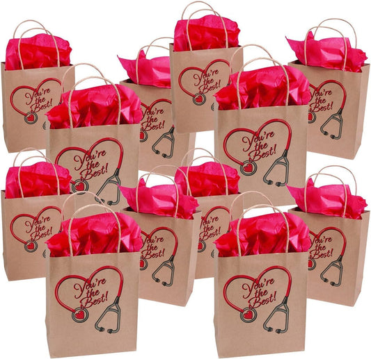 Tree Treasures 24 - Pack CNA Week Gift Bags Bulk 2025 - Birthday911